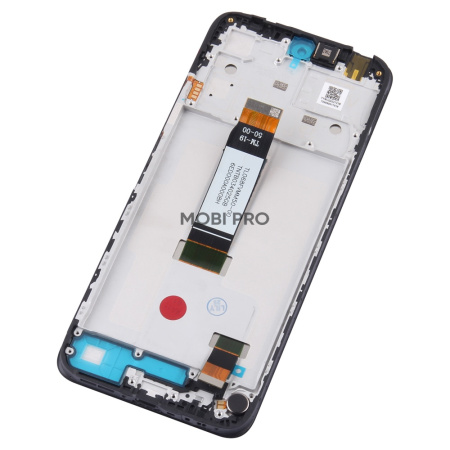 Дисплей для Xiaomi Redmi 12 4G (23053RN02Y) модуль с рамкой Черный - OR