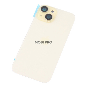 Задняя крышка для iPhone 15 в сборе Желтый - OR