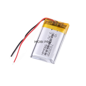 Аккумулятор универсальный 702035p 3,7v Li-Pol 500 mAh (7*20*35 mm)