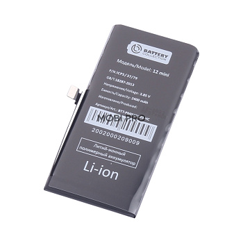 АКБ для iPhone 12 mini - Battery Collection (Премиум) - усиленная 2400 mAh