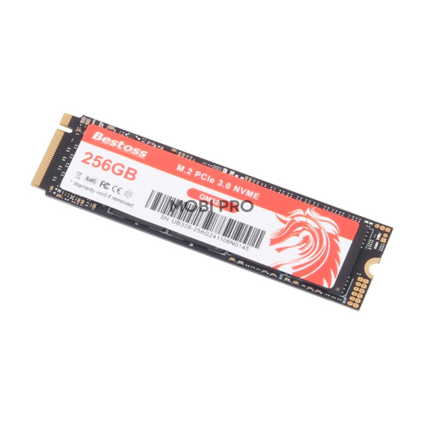 Внутренний SSD накопитель Bestoss GM328 256GB (PCI-E 3.0, M.2 2280 NVMe, NAND 3D TLC)