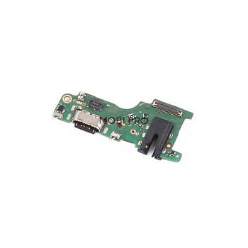 Шлейф для Infinix Hot 60 Pro (X6885) плата на системный разъем/разъем гарнитуры/микрофон - Премиум