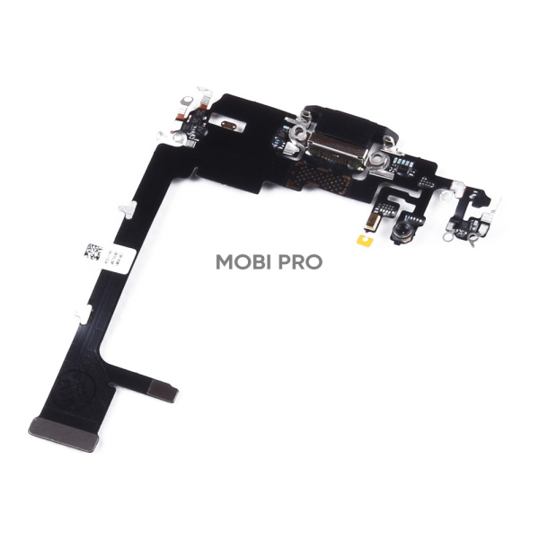 Шлейф для iPhone 11 Pro (A2215) на системный разъем/микрофон Черный