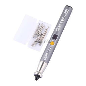 Полировальная ручка гравер Mechanic GDR1 (беспроводная,  9 насадок)