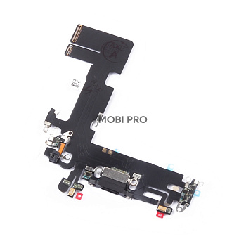 Шлейф для iPhone 13 на системный разъем/микрофон Черный