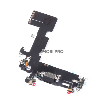 Шлейф для iPhone 13 на системный разъем/микрофон Черный