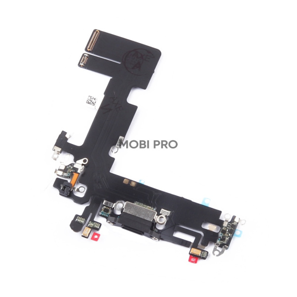 Шлейф для iPhone 13 на системный разъем/микрофон Черный