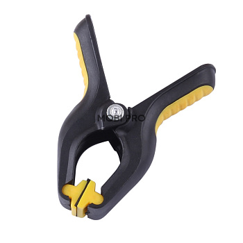 Зажим (прищепка) (4", 8,5*5,5 см, пластик/резина)