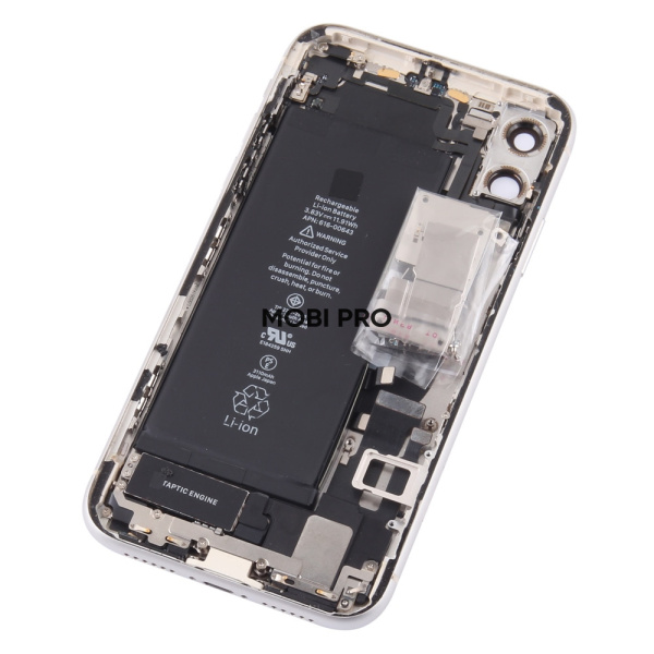 Корпус для iPhone 11 в сборе со шлейфами с разбора Белый (возможен дефект ЛКП) - OR