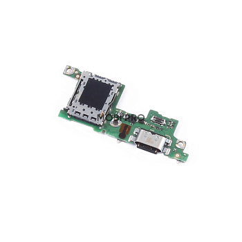 Шлейф для Infinix Note 50 4G (X6858) плата на системный разъем/разъем SIM/микрофон - Премиум
