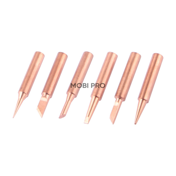 Жало паяльника 900M (набор 6 шт., медные)