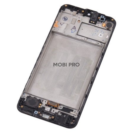 Дисплей для Samsung Galaxy M31 (M315F) модуль с рамкой Черный - Переклеенный