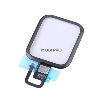 Стекло для переклейки Apple Watch 6 (40 мм) в сборе с тачскрином и OCA пленкой Черный - OR (Mitsubishi)