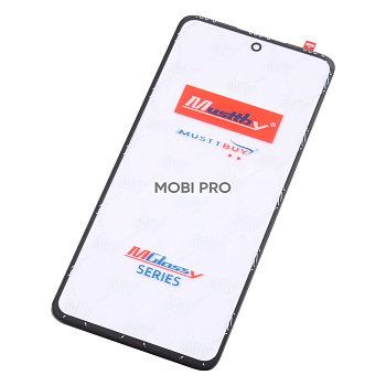 Стекло для переклейки MUSTTBY Huawei Honor 10X Lite/P Smart 2021/Y7a 2020 в сборе с OCA Черный