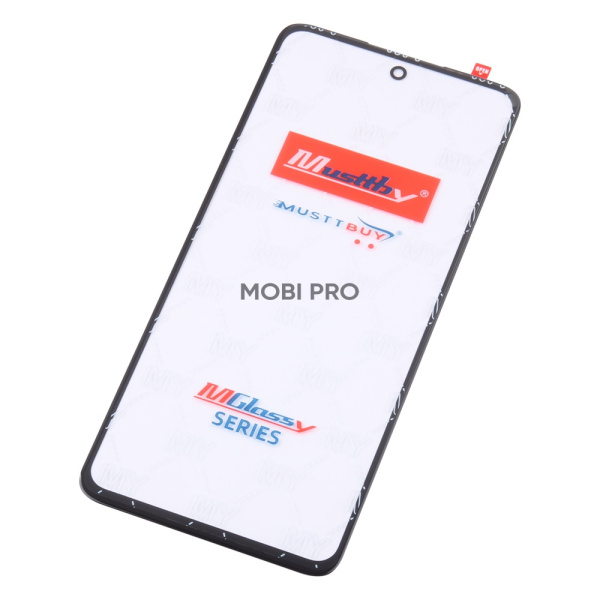 Стекло для переклейки MUSTTBY Huawei Honor 10X Lite/P Smart 2021/Y7a 2020 в сборе с OCA Черный