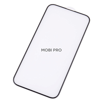 Защитное стекло "Премиум" для iPhone 15 Plus Черный (Закалённое+, полное покрытие)