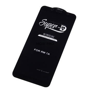 Защитное стекло "Премиум" для Xiaomi Redmi 7A Черный