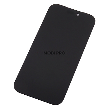 Дисплей для iPhone 17 Pro в сборе с тачскрином Черный - (Soft OLED, Full HD, 120 Гц) (площадка под IC)