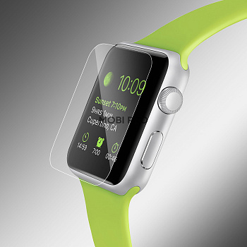 Защитное стекло "Плоское" для Apple Watch/2/3 (38 мм)