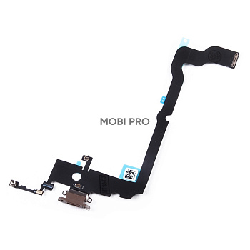 Шлейф для iPhone Xs Max (A1921/A2101) на системный разъем/микрофон Золото