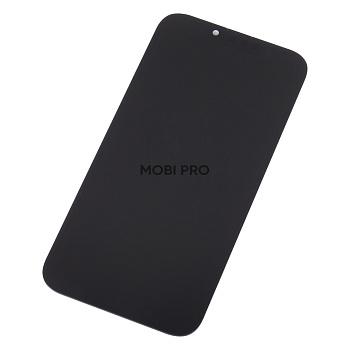 Дисплей для iPhone 13 Pro в сборе с тачскрином Черный - (Soft OLED, Full HD, 120 Гц) (с верификацией = с привязкой без ошибки)