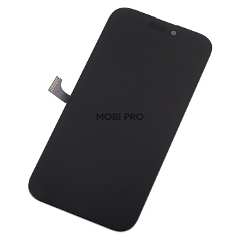 Дисплей для iPhone 15 Pro в сборе с тачскрином Черный GX (площадка под IC)