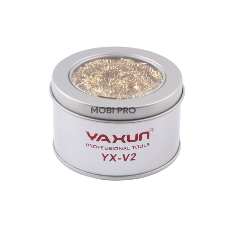 Очиститель жал паяльника Ya Xun YX-V2 (латунная стружка)