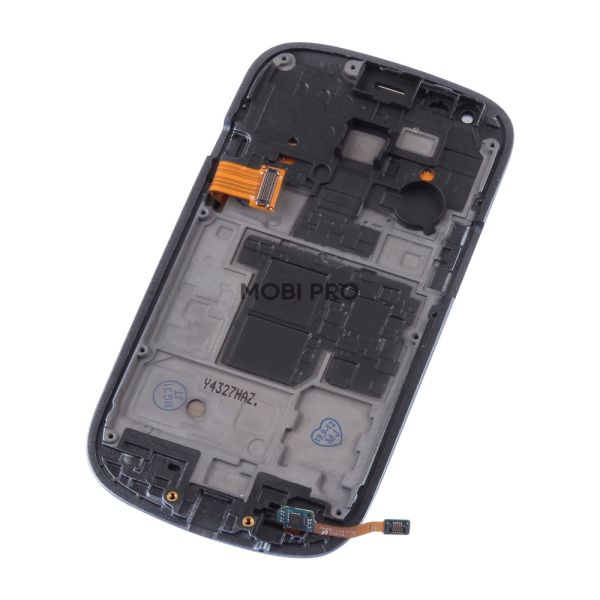 Дисплей для Samsung Galaxy S3 mini (I8190) модуль с рамкой Синий - (OR)