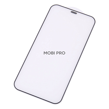 Защитное стекло с сеткой динамика для iPhone 12/12 Pro Черный