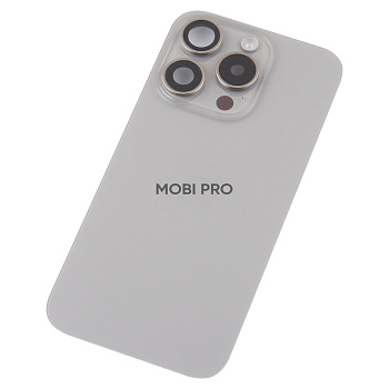 Задняя крышка для iPhone 15 Pro в сборе с разбора Серый - OR
