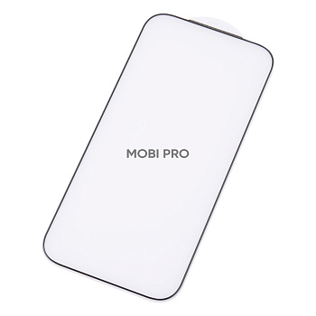 Защитное стекло "Премиум" для iPhone 17 Pro Черный (Закалённое+, полное покрытие)
