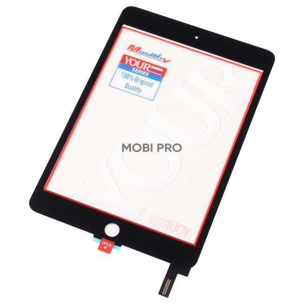Стекло для переклейки MUSTTBY iPad mini 4 в сборе с тачскрином и OCA 100% Черный