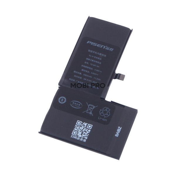 АКБ для iPhone X - Pisen усиленная 2960 mAh
