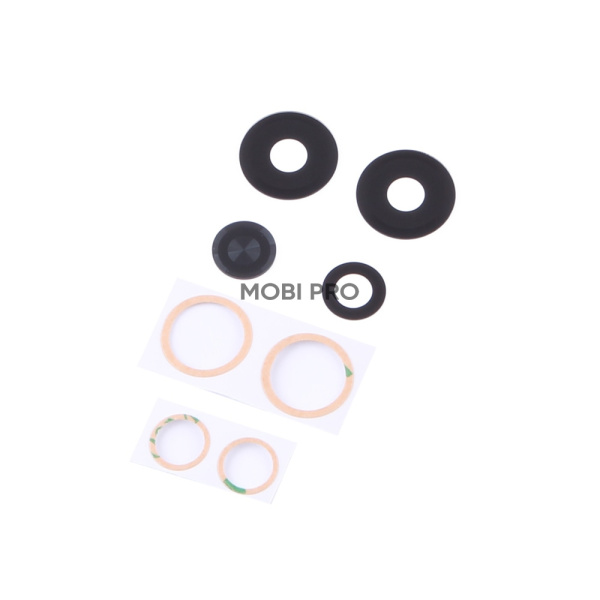 Стекло камеры для Infinix Note 30i (X6716) (комплект 4 шт.) Черный