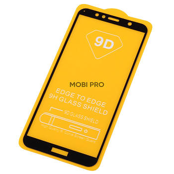 Защитное стекло "Полное покрытие" для Huawei Y6 2018/Y6 Prime 2018/Honor 7A Pro/7C Черный