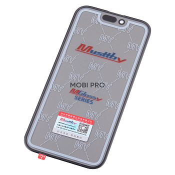 Стекло для переклейки MUSTTBY iPhone 15 в сборе с OCA и поляризационной пленкой Черный