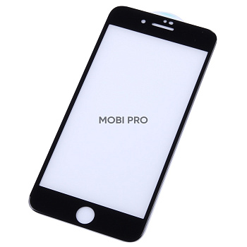 Защитное стекло "Премиум" для iPhone 7 Plus/8 Plus Черный (Закалённое+, полное покрытие)