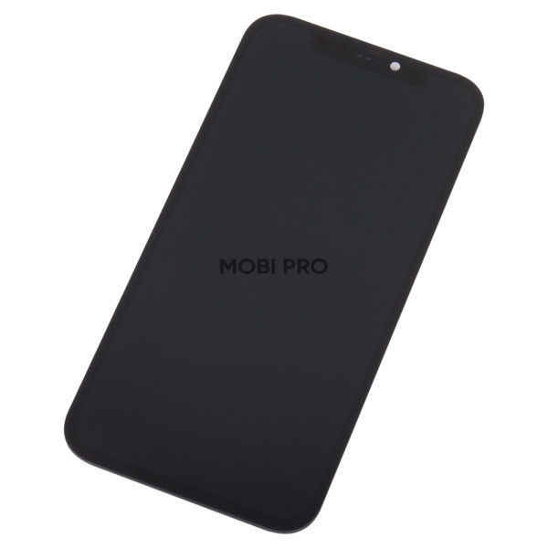 Дисплей для iPhone 12/12 Pro (A2403/A2407) в сборе с тачскрином Черный - DD (Hard OLED, Full HD) (с верификацией = с привязкой без ошибки)