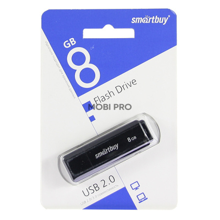 USB-флеш 8GB Smartbuy LM05 Черный