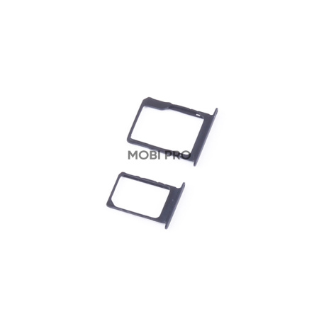 Контейнер SIM+MicroSD для Samsung A300F/A500F/A700FD (комплект 2 шт.) Черный