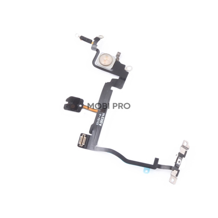 Шлейф для iPhone 11 Pro (A2215) на кнопку включения/микрофон/вспышку - Премиум