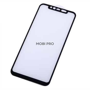 Защитное стекло "Премиум" для Xiaomi Mi 8 Lite Черное