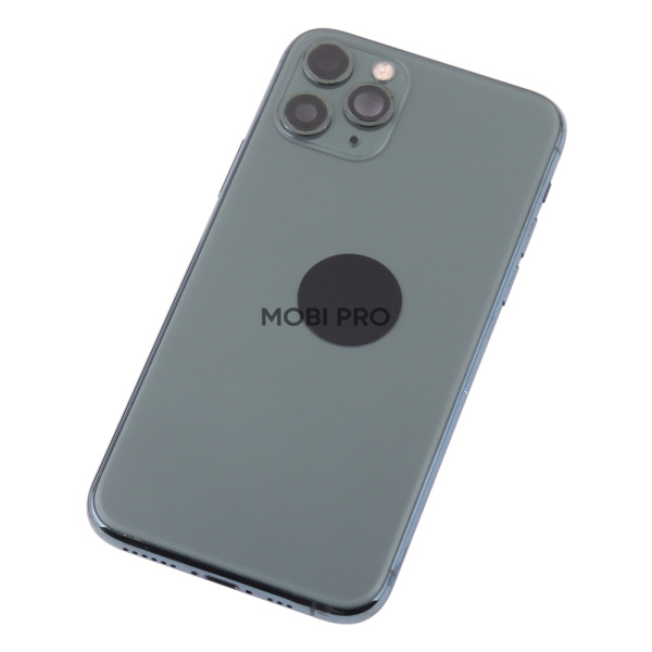 Корпус для iPhone 11 Pro в сборе со шлейфами с разбора Зеленый (возможен дефект ЛКП) - OR