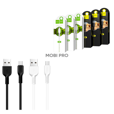 Кабель USB - MicroUSB Hoco X20 (2.4A) Черный