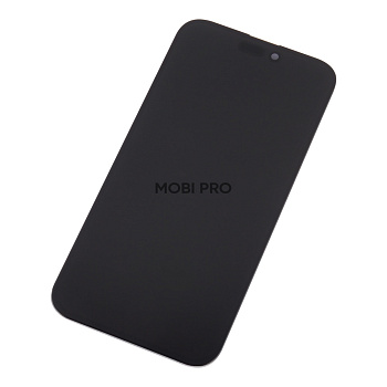 Дисплей для iPhone 15 Pro Max в сборе с тачскрином Черный - (Hard OLED) (площадка под IC)
