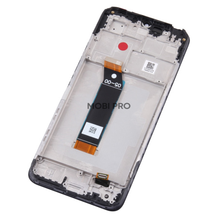Дисплей для Xiaomi Poco M5 (22071219CG) модуль с рамкой Черный - OR