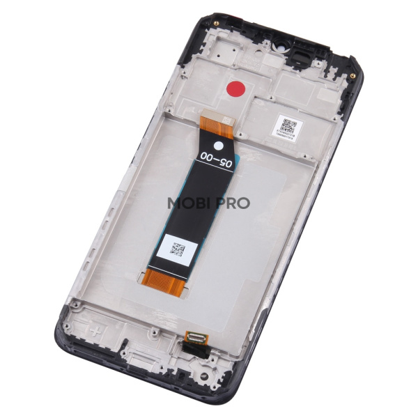 Дисплей для Xiaomi Poco M5 (22071219CG) модуль с рамкой Черный - OR