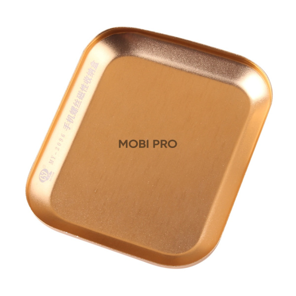 Лоток для винтов MaYuan MY-2096 (9*11 см, алюминиевый с магнитной пластиной)