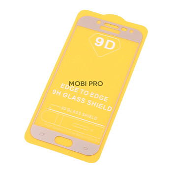 Защитное стекло "Полное покрытие" для Samsung Galaxy J5 2017 (J530F) Золото