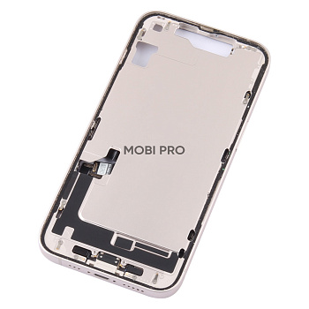 Корпус для iPhone 14 средняя часть в сборе со шлейфами Белый с разбора - OR